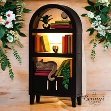 Sold Out Bath & Body Works CAT BOOKCASE NIGHTLIGHT Wallflower Plug-in book shelf