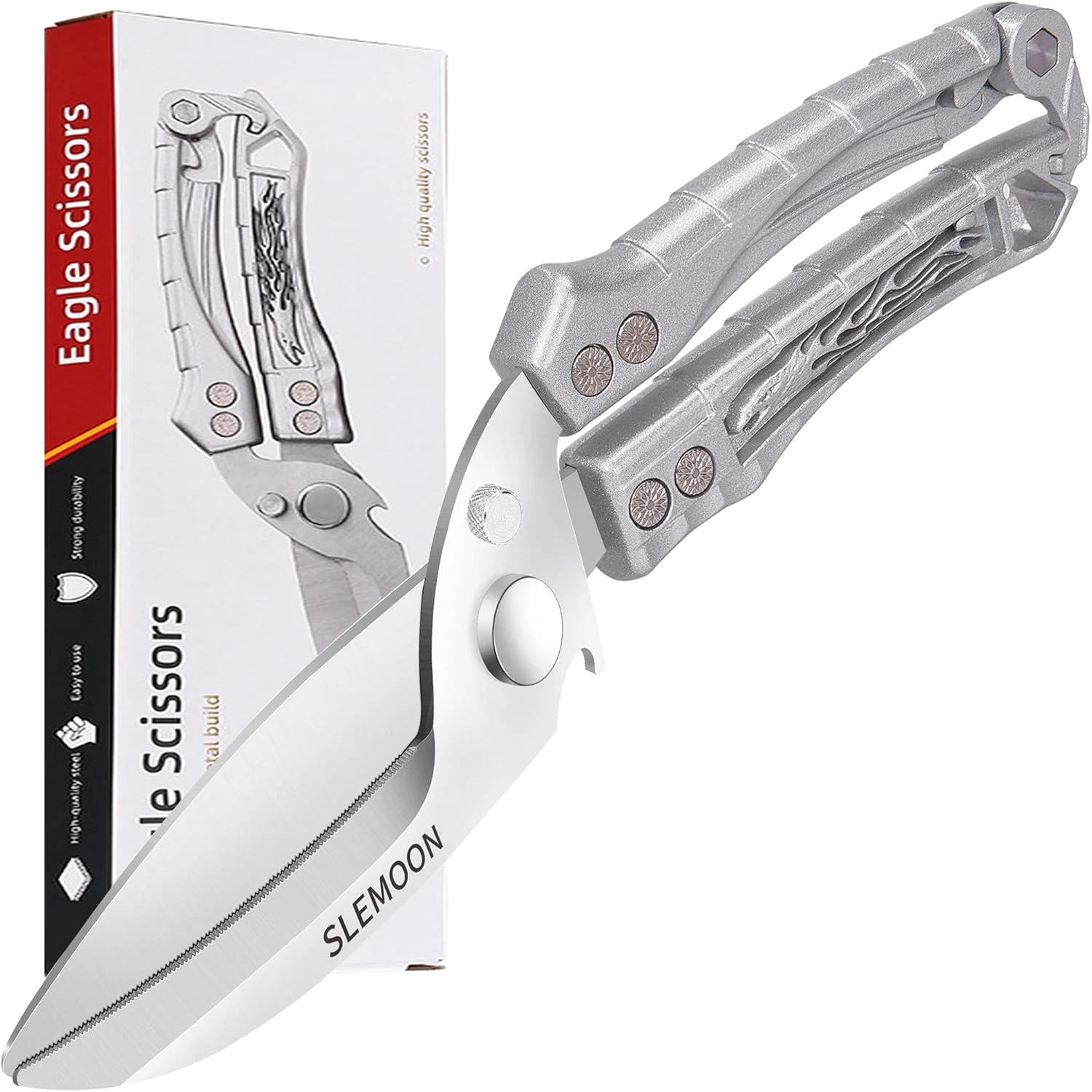 Kitchen Shears Heavy Duty Poultry Shears for Bone,Chicken,Turkey,Meat,Fish and P
Opens in a new wind