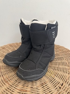 Quechua Kids Snow Boots Size 2.5 21.5cm Black