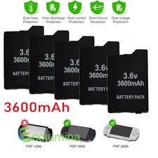 5X 3600mAh Battery for Sony PSP-2000 2001 PSP-3000 3001 Rechargeable Battery USA