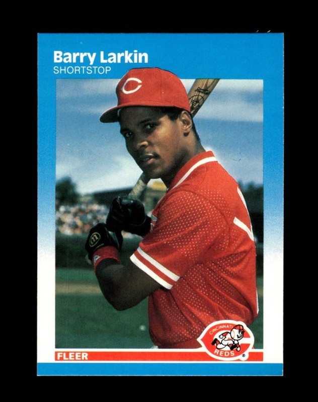 1987 Fleer Set-Break #204 Barry Larkin RC NM-MT OR BETTER *GMCARDS*