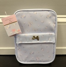 LoveShackFancy x Yoobi Target Collab Blue Floral Zippered Tech Organizer