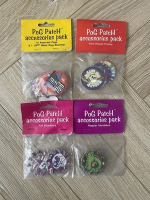 Inoffizielles Pogs Pog Patch Zubehörpaket verschiedene Pogs Metal Slammers & mehr