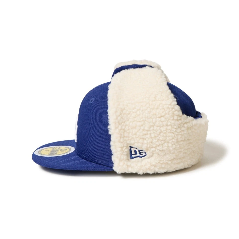 New Era Kid's Youth 59FIFTY Dog Ear Los Angeles Dodgers Dark Royal 14671656 - Image 3 of 4