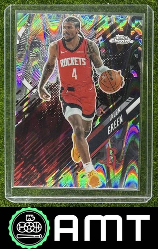 2025 Topps Chrome Jalen Green Refractors RayWave (RAW)