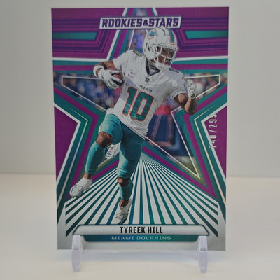 Panini 2024 Rookies & Stars Tyreek Hill Purple 140/299 #61 Miami Dolphins