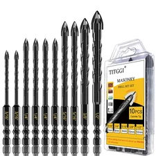 Masonry Drill Bit Set - Cement Drill Bit, Professional Concrete Drill Bit Set (1
