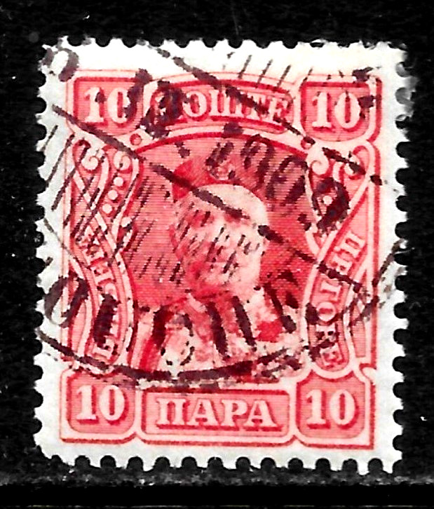 HICK GIRL-OLD  USED  MONTENEGRO  SC#78    PRINCE  NICHOLAS  I        A2787