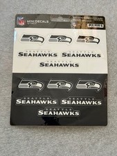NFL Seattle Seahawks Decal Set Mini 12 Pack - sticker sheet READ