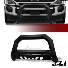 For 2017-2022 Ford F250f350 Matte Black Avt Angular Bull Bar Push Bumper Guard