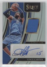 2021 Panini Select Memorabilia Silver Prizm /99 Vince Carter #AM-22 Auto HOF 1q7