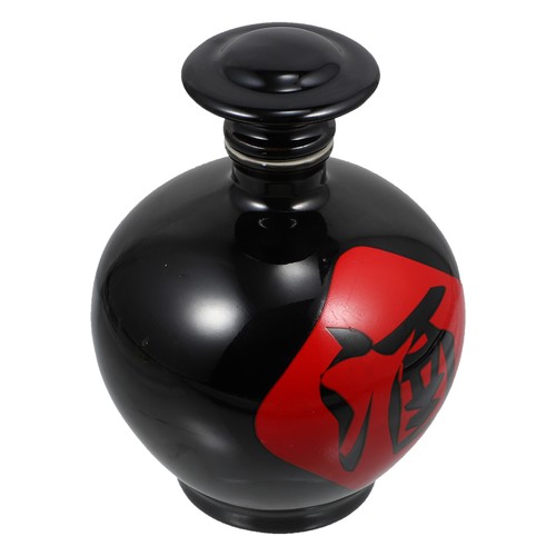 1 Stück Haushalt versiegelte Ölflasche Obstflasche Küchenhelfer (schwarz)