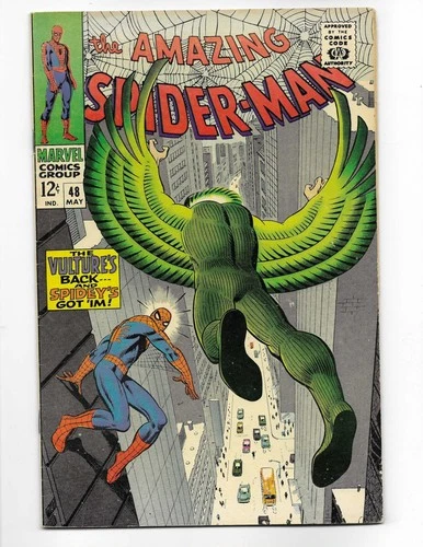 Amazing Spider-Man 48 1967 Marvel Comics VG/F 5.0 Vulture Mary Jane Gwen Stacy