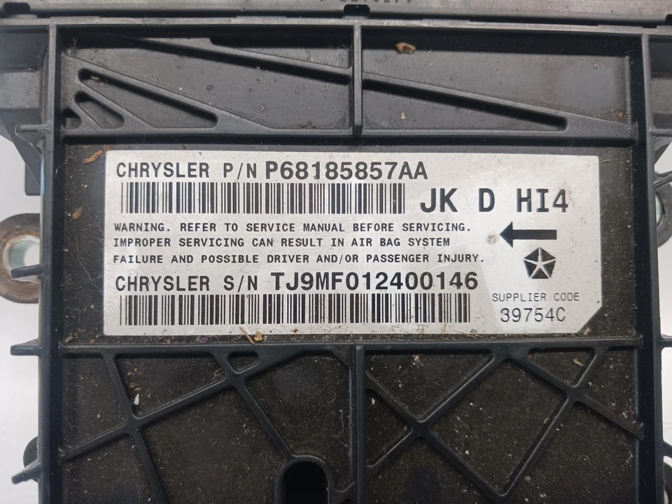 Módulo de control de bolsa de aire Jeep Wrangler 4 puertas OEM ¡1 año de garantía! Foto 2 de 4