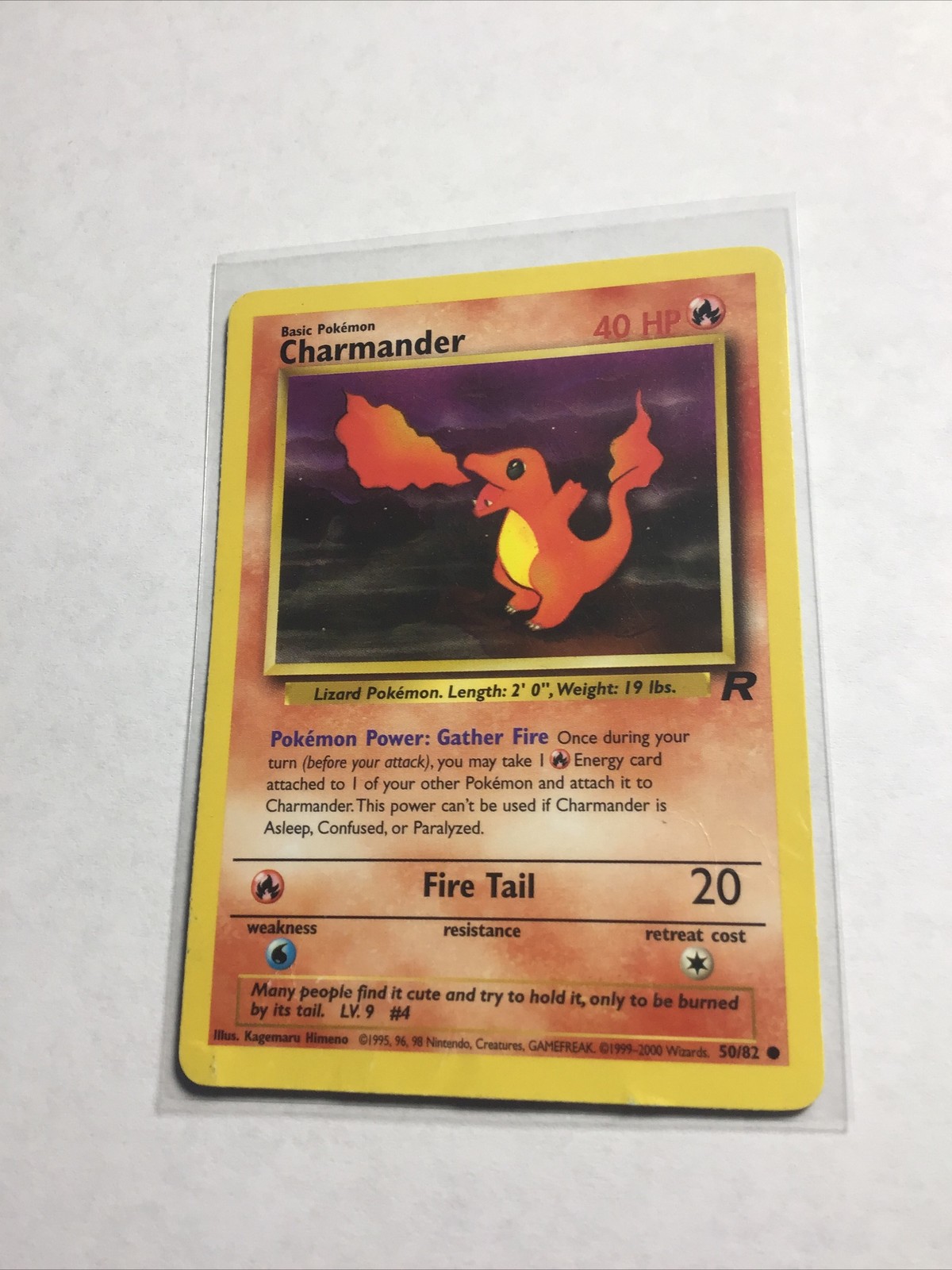 CHARMANDER - 50/82 - Team Rocket - Pokemon Card - HP