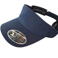 Flexfit 110 Navy Blue Sun Golf Visor NWOT OSFM