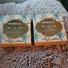 Lot Of 2 Spongell Art Chinois Star Tiger Lily Exfoliating Buffer Sponge 3.5oz