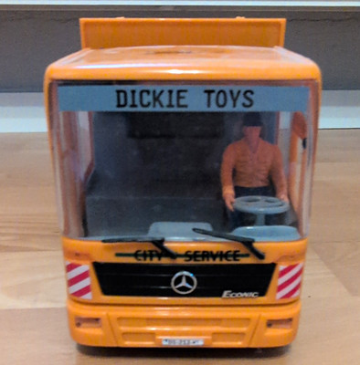 Dickie Toys Mercedes Econic City Service Müllwagen Lkw Spielzeugmodell orange