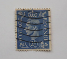 Great Britain 2 1/2P King George VI used postage and revenue stamp (#11)