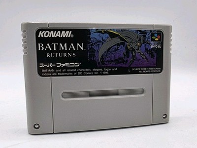 Japanese Batman Returns Nintendo Super Famicom US Seller Tested Works 