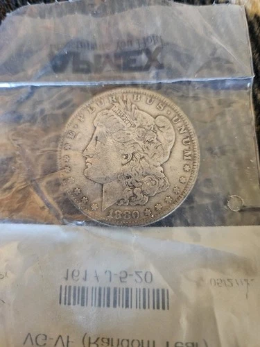 1880-S MORGAN SILVER DOLLAR ~ VF, in  clear APMEX bag