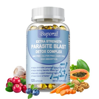 Parasite Blast Detox Complex 1485mg - with Wormwood, Black Walnut Hull, Clove