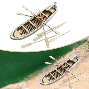 1:100 Mały zestaw modeli łodzi ratunkowej Mini żaglówka Prezent Mała łódź Model Akcesoria