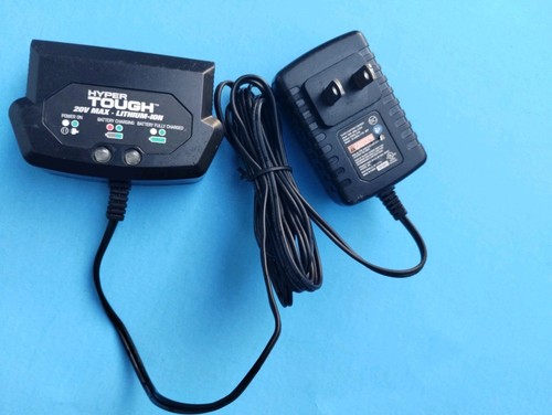 HyperTough 20 V Max Lithium Elektrowerkzeug Akku Ladegerät Modell JS-22055-117U, getestet