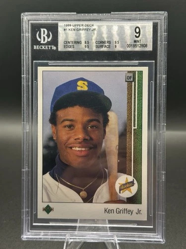 Star Ken Griffey Jr 1989 Upper Deck Star Ken Griffey Jr #1 Rookie