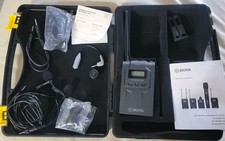 BOYA BY-WM8 Pro K2 UHF Dual-Channel Wireless Lavalier Microphone System