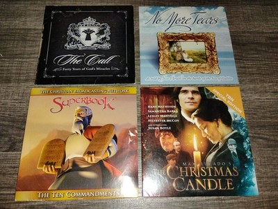 Set of Four TBN Video DVDs 4-discs Trinity Broadcasting Network 2009, 2012, 2013