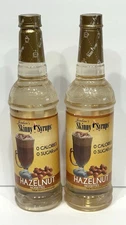 Jordan's Skinny Hazelnut Sugar Free Gourmet Syrup Lot of 2