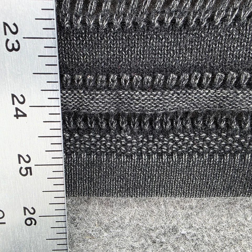 Suéter Yu By Ulla Popken Mujer 24/26 Negro Botón Frontal Borla Cuadrado Algodón Top Foto 4 de 4