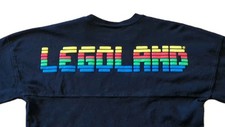 Legoland Spirit Jersey Youth XL Black Long Sleeve Tshirt Puff Lettering READ Mea