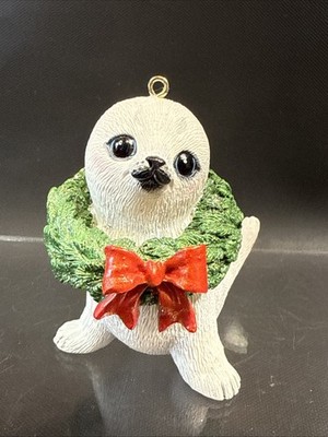 DANBURY MINT BABY SEAL Baby Animals Collection CHRISTMAS ORNAMENT