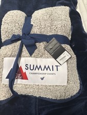 Summit Sherpa Cheer Blanket with Velvet Trim ...