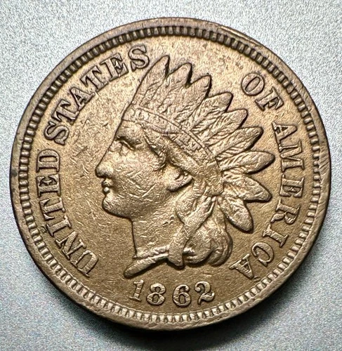 1862  INDIAN CENT   VF/XF   #1177