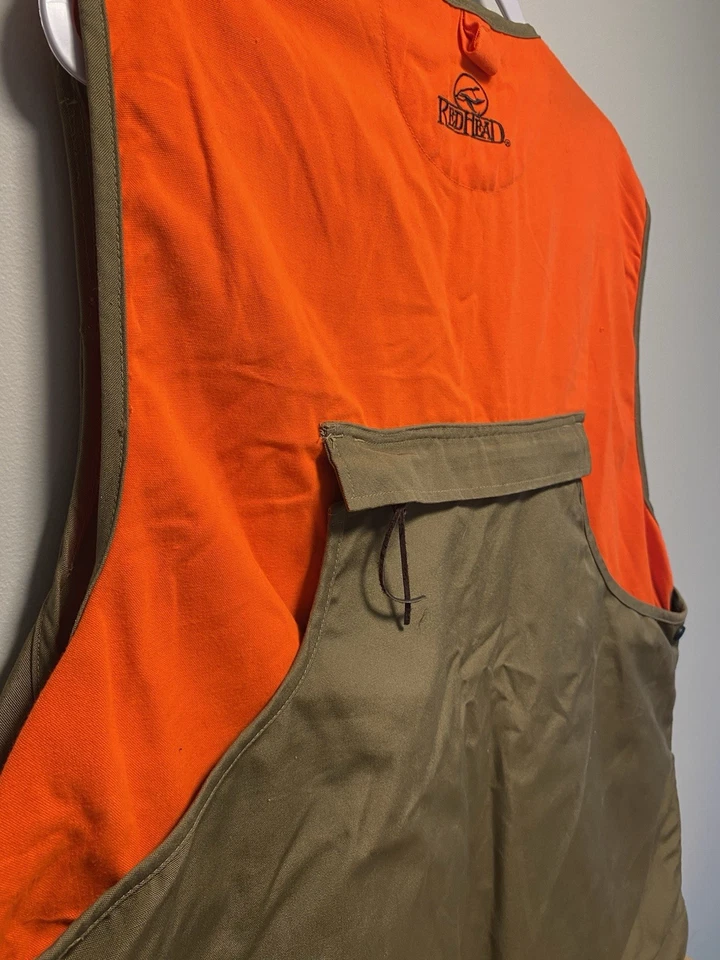 Redhead Hunting Blaze orange And Tan Vest Size: Large  - Image 3 of 4