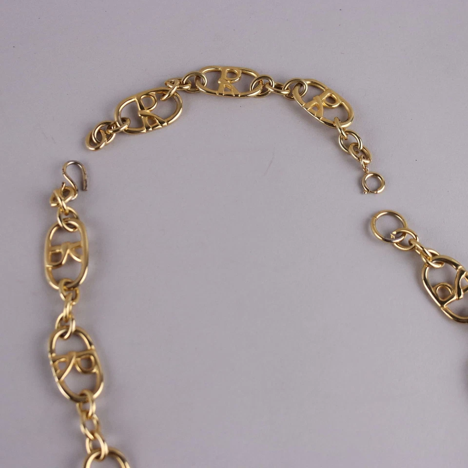 Cinturón Roberta di Camerino Vintage Metal Dorado Italia Foto 4 de 4