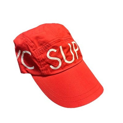 2009 Supreme Summer Red Long Bill Hat | eBay