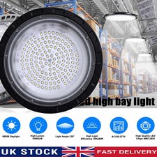 500W UFO LED High Bay Lights Industrial Workshop Warehouse Factory Lamp Shed