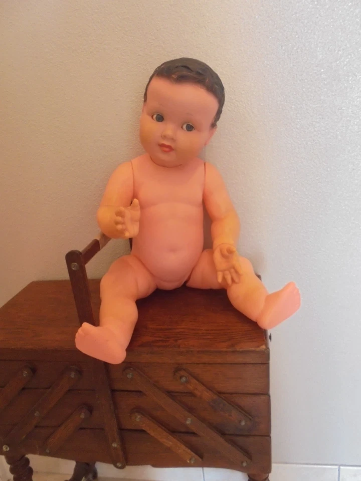 Poupée/Poupon ancien NANO Yeux riboulants Mains qui Tournent  - Photo 2/3