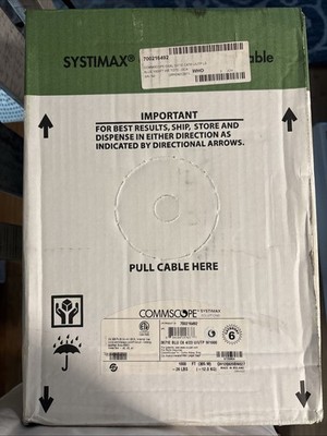 Commscope Systimax GigaSpeed XL Cable 3071E  BLU C6 4/23 U/UTP 1000ft CAT 6Cable