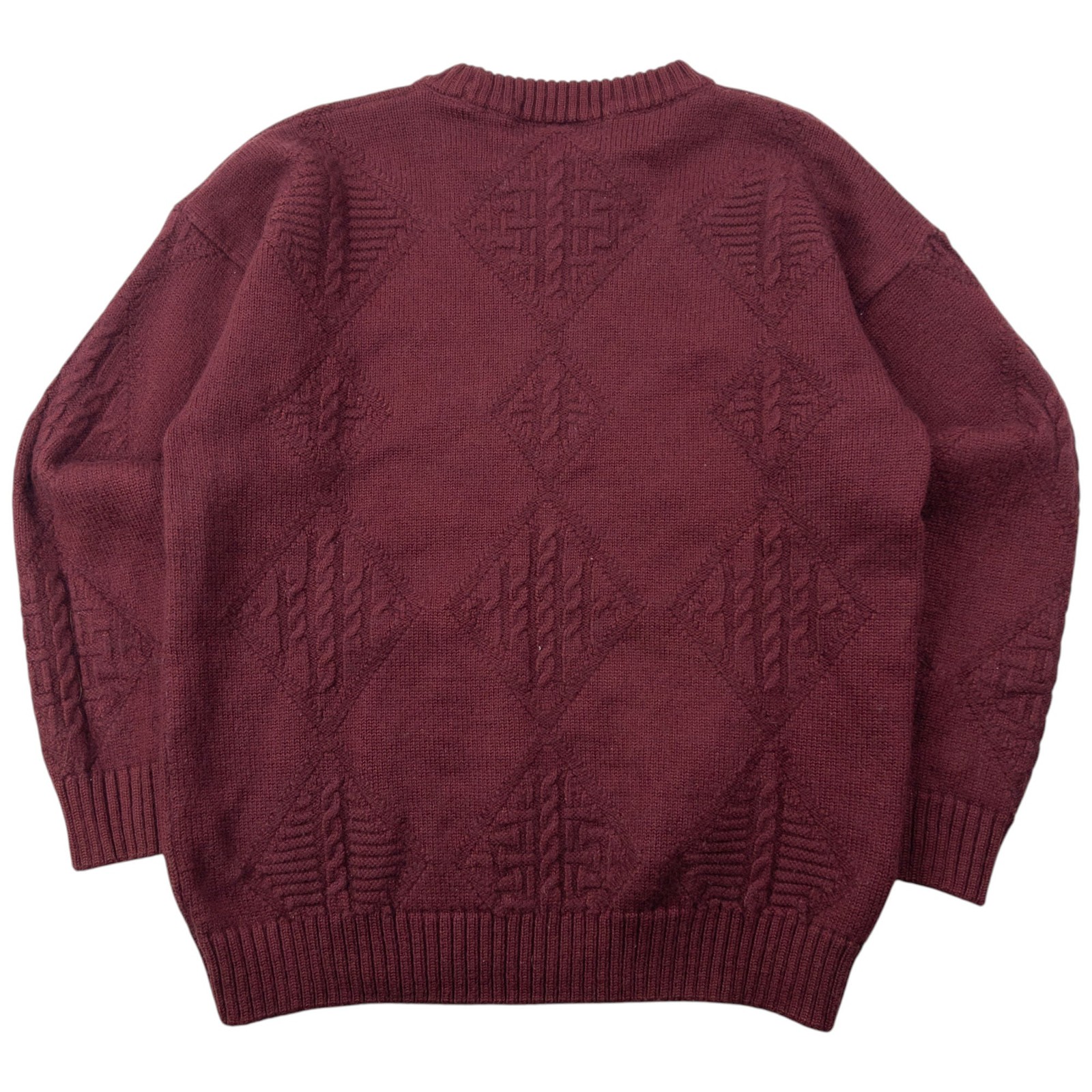 Vintage 90s Burberry Embroidered Knit Jumper Size XS image 2
