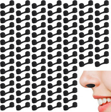 100Pcs Disposable Nose Filter Plugs Sponge Nostril Dust Allergy Welding Black