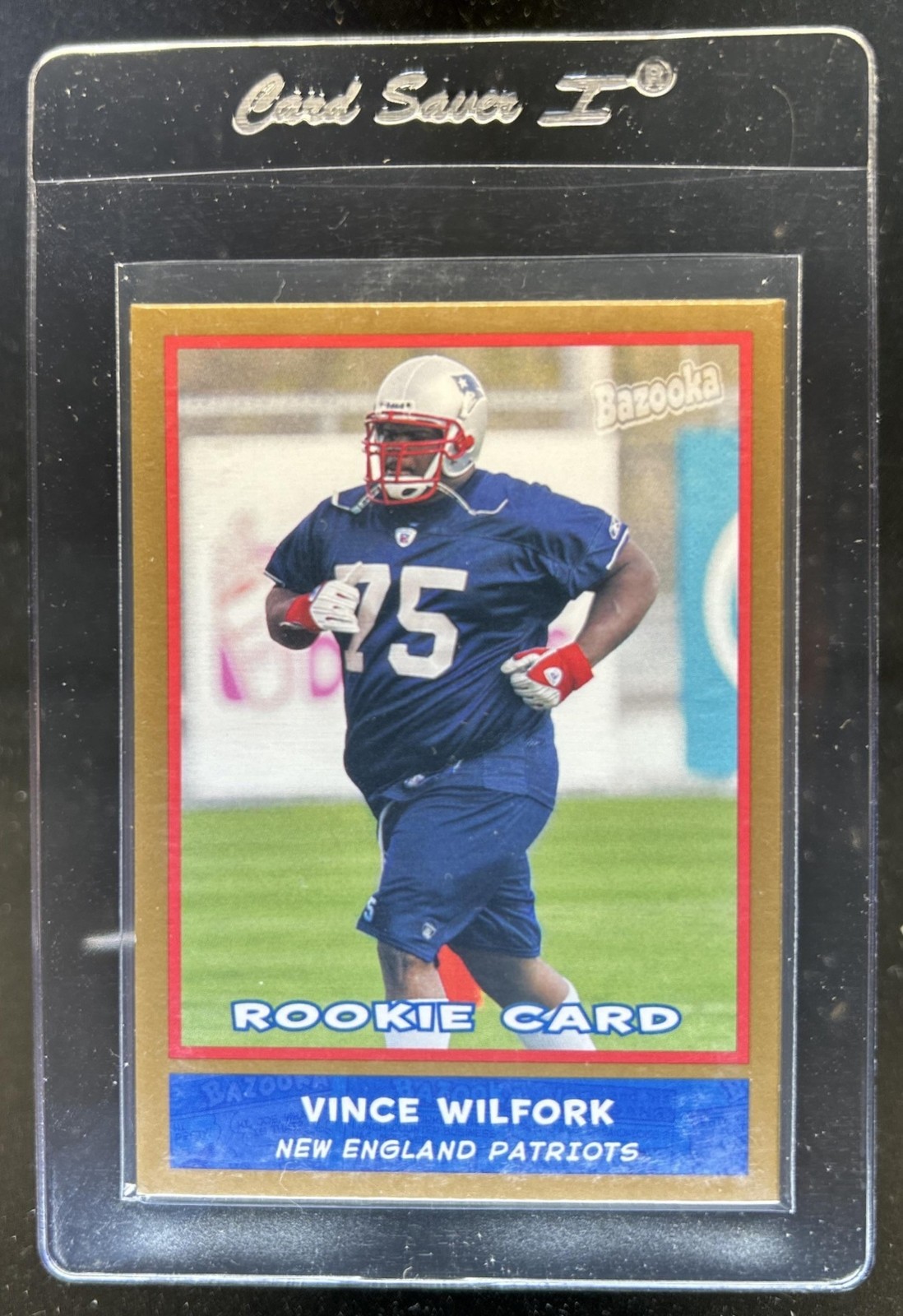 Vince Wilfork Bazooka #171 Gold