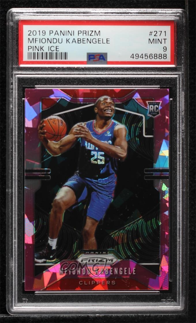 2019-20 Panini Prizm Pink Ice Mfiondu Kabengele #271 PSA 9 MINT Rookie RC 0h2x