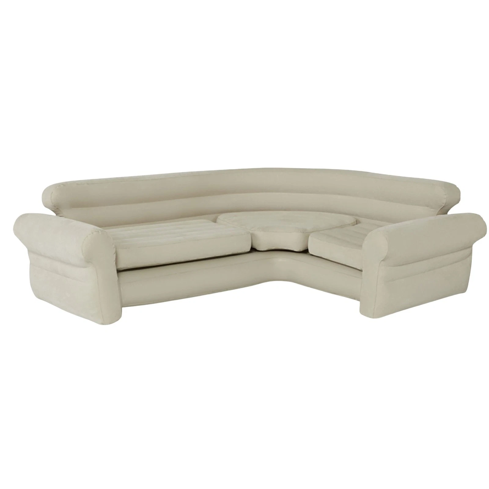 Intex Inflatable Corner Living Room Air Mattress Sectional Sofa Couch, Beige
Opens in a new window o