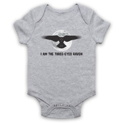ICH BIN DER DREIÄUGIGE RABENTHRONE GOT OF GAME BABY WACHSEN BABYANZUG GESCHENK