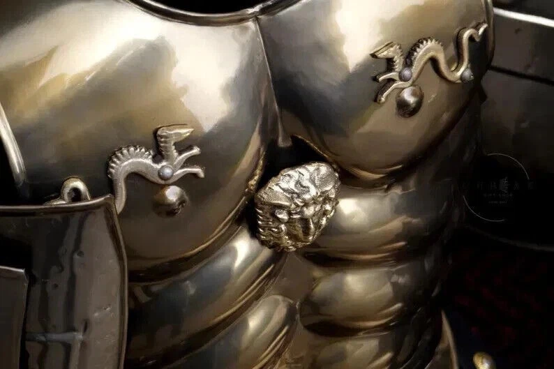 Full Muscle Spartan King Leonidas Battle Suit Medieval Greek Costume X-mass Gift - Image 3 of 4